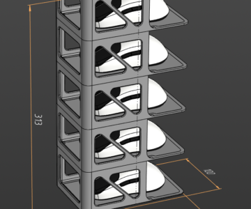 3D модель Стойка для мышек