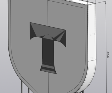 3D модель Для выставки и изготовления инсталяция