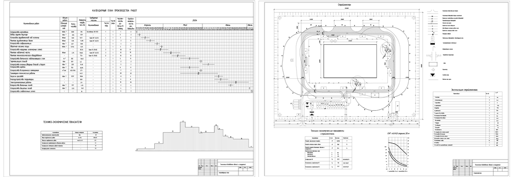 Чертеж Технологическая карта на монтаж одноэтажного промышленного здания с железобетонным каркасом.