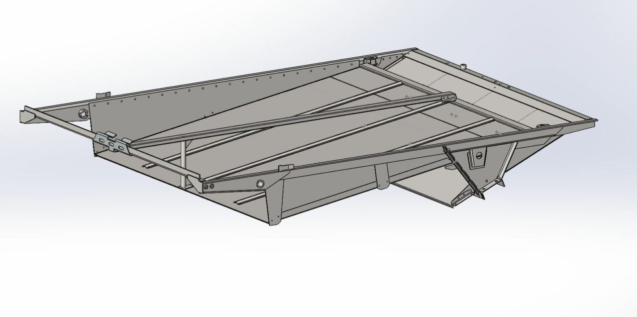 Чертеж Стан решетный нижний (аналог 181.21.07.000А Торум)