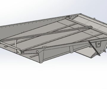 Чертеж Стан решетный нижний (аналог 181.21.07.000А Торум)