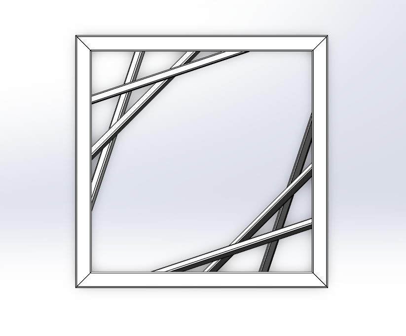 3D модель Стол рама 640х640х1020