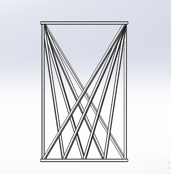 3D модель Стол рама 640х640х1020
