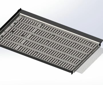 Чертеж Доска стрясная (грохот) (аналог 101.11.08.010 Вектор)