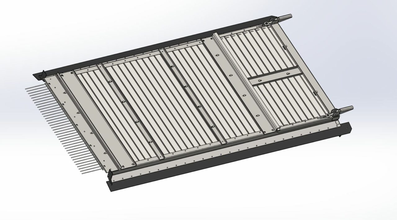 Чертеж Доска стрясная (грохот) (аналог 101.11.08.010 Вектор)