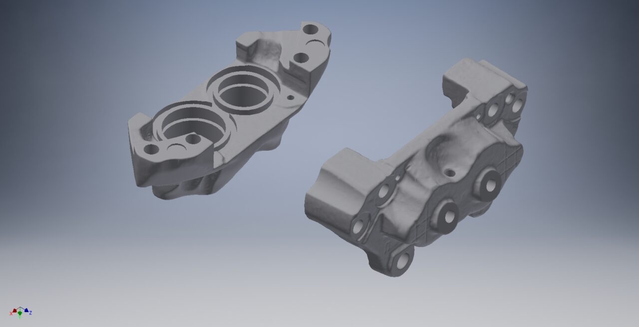 3D модель Тормозной суппорт Москвич (2140, 412)