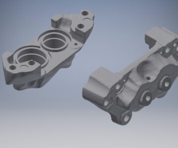 3D модель Тормозной суппорт Москвич (2140, 412)