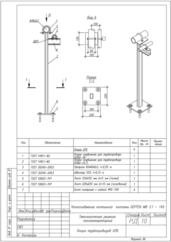 3D модель Проект ТМ котельной с котлами GEFFEN MB 3.1 - 145
