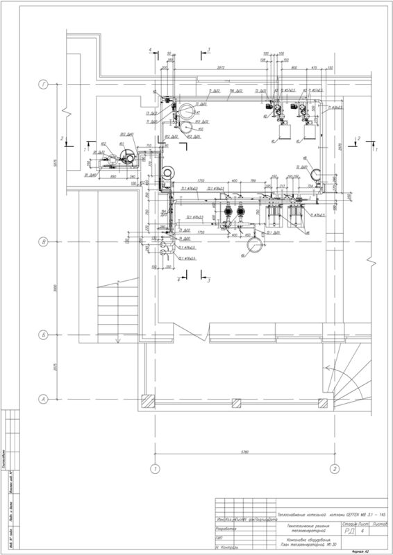 3D модель Проект ТМ котельной с котлами GEFFEN MB 3.1 - 145