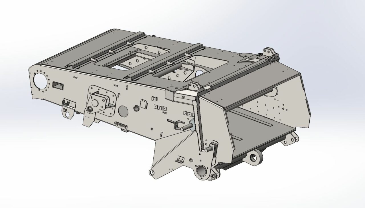 Чертеж Корпус наклонной безбитерной (транспортерной) камеры (аналог 101.03.31.000А Вектор)