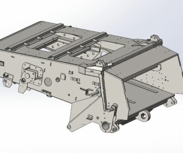 Чертеж Корпус наклонной безбитерной (транспортерной) камеры (аналог 101.03.31.000А Вектор)
