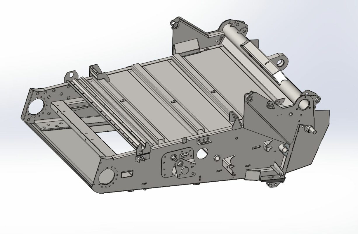 Чертеж Корпус наклонной безбитерной (транспортерной) камеры (аналог 101.03.31.000А Вектор)