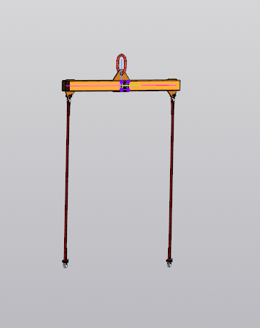 3D модель Траверса ГП-500 кг