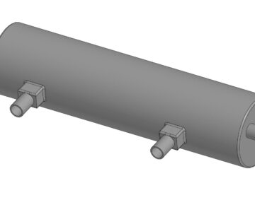 Чертеж Трубчатый теплообменник типа Камаз -Евро 3