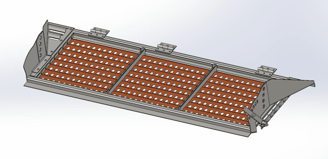 Чертеж Удлинитель решета верхнего (аналог 44Б-2-12-4А Нива)