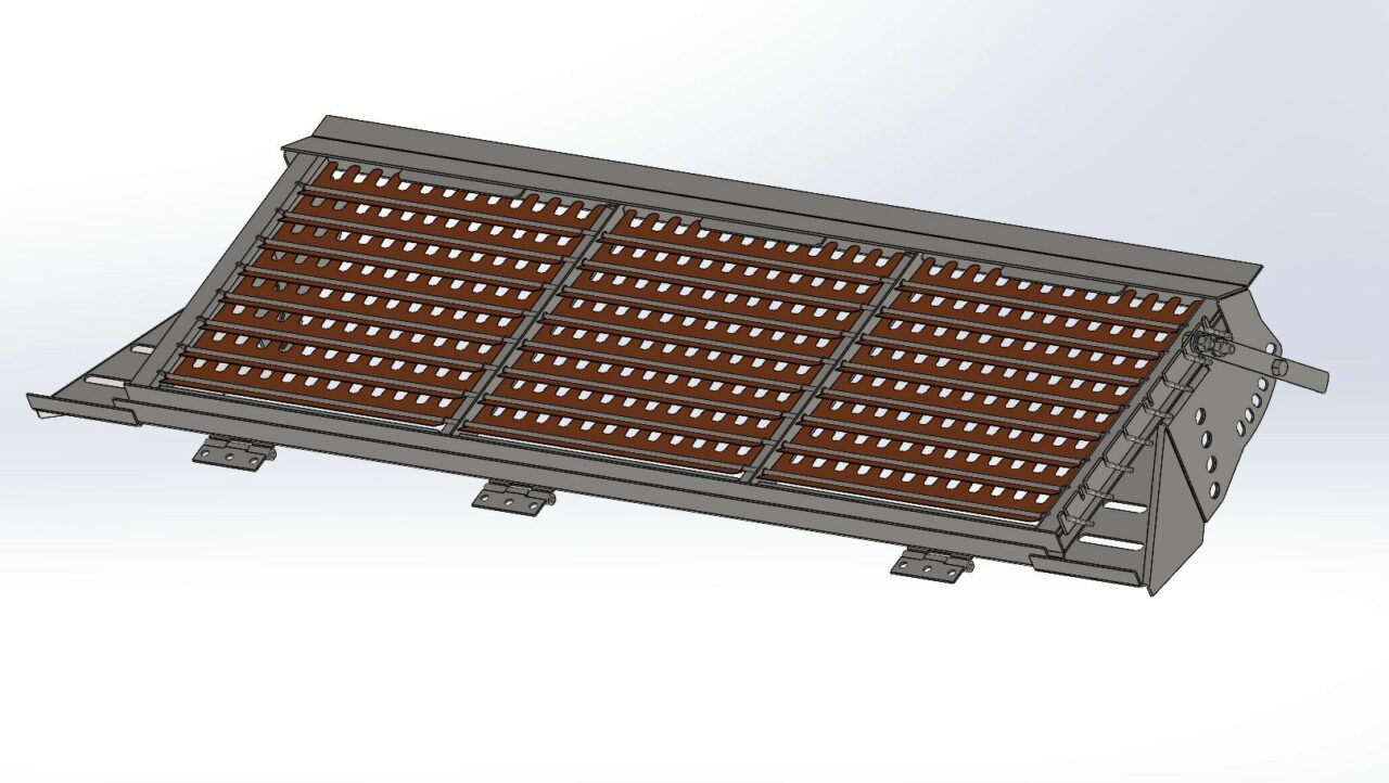 Чертеж Удлинитель решета верхнего (аналог 44Б-2-12-4А Нива)