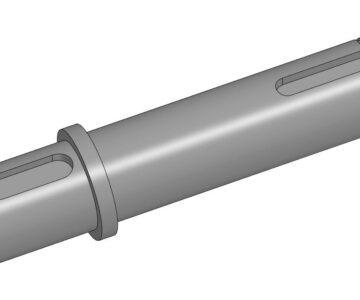 Чертеж Вал шкива приводного ленточной пилы Metal master BSG 912