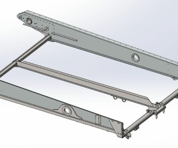 Чертеж Каркас стана решетного верхнего (аналог 181.21.27.010Б-01 Торум)
