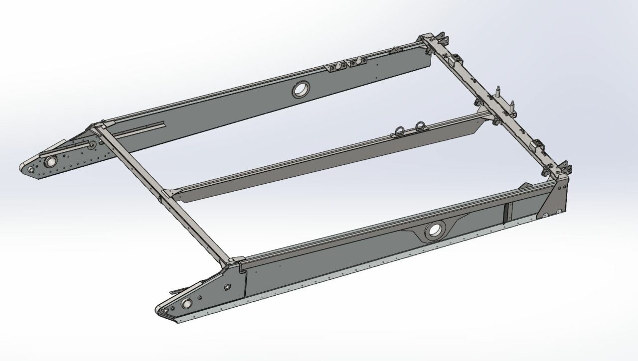 Чертеж Каркас стана решетного верхнего (аналог 181.21.27.010Б-01 Торум)