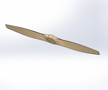 3D модель Воздушный винт, диаметр-шаг 140-35 см