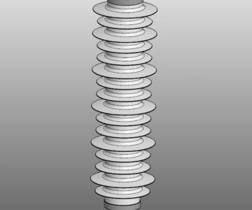 3D модель Ограничитель перенапряжения Yufeng - Surge Arrestor