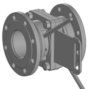 Чертеж Задвижка Ду 100 мм, Ру 1,6.