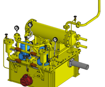 3D модель Маслоустановка для насосных агрегатов ПЭН с двигателями мощностью 1250…6300 кВт
