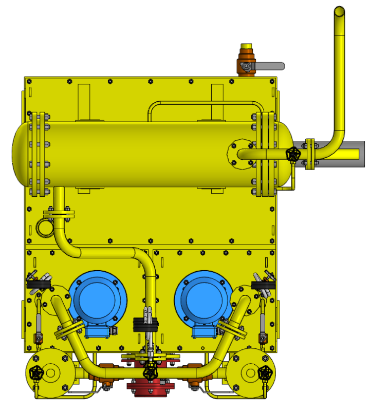 3D модель Маслоустановка для насосных агрегатов ПЭН с двигателями мощностью 1250…6300 кВт