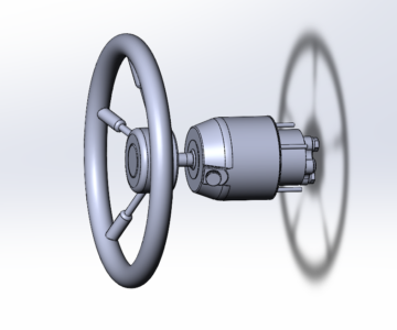 3D модель Насос рулевой Ultraflex