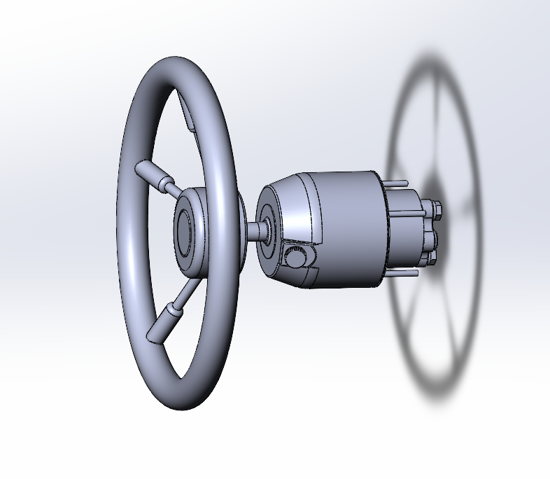 3D модель Насос рулевой Ultraflex