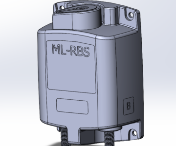 3D модель Выключатель батареи | BlueSea ML-RBS Manual 12В, 500А