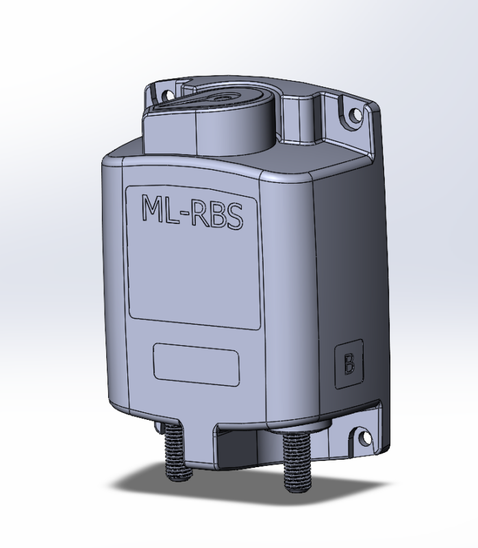 3D модель Выключатель батареи | BlueSea ML-RBS Manual 12В, 500А