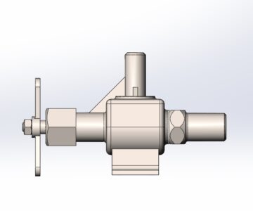 3D модель Модель крана углового КУ00.10.000