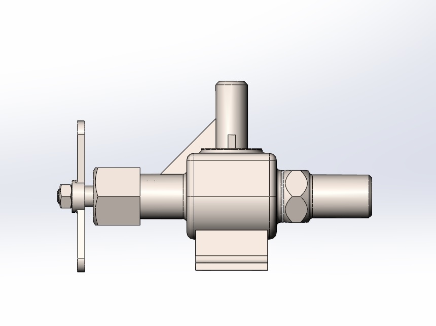 3D модель Модель крана углового КУ00.10.000