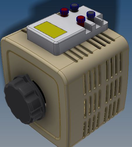 3D модель Автотрансформатор ЛАТР TDGC2-0.5
