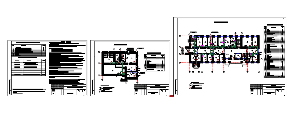 Чертеж Капитальный ремонт амбулатории, сети ВК