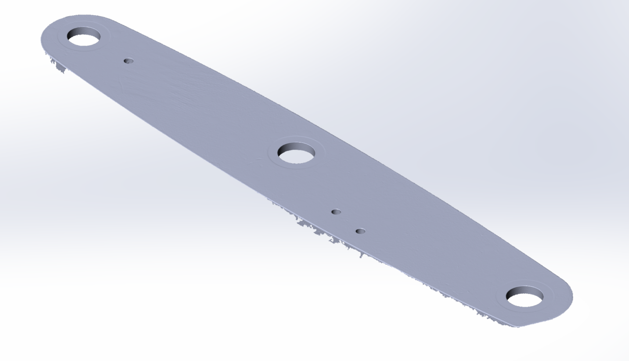 3D модель Серьга передней стрелы CAT 428 (Большая)