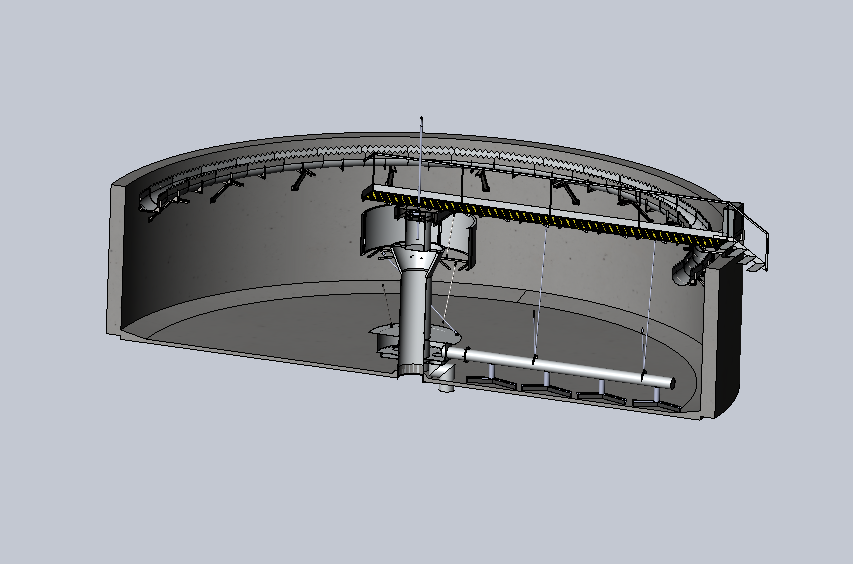 3D модель 16 метровый илосос радиальный