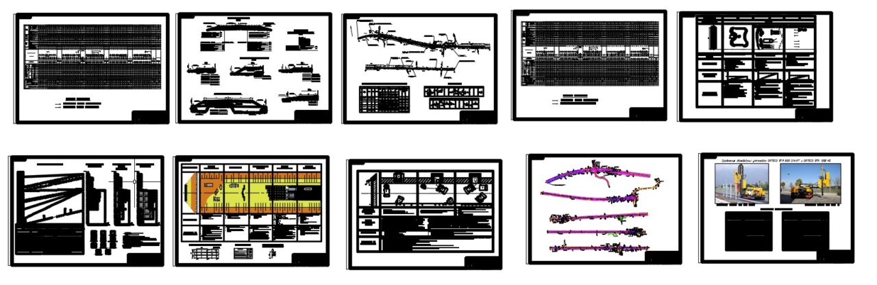 Чертеж Дипломная работа Проект организации реконструкции участка автомобильной дороги М-5/Е271 Минск – Гомель, км 175 – км 180