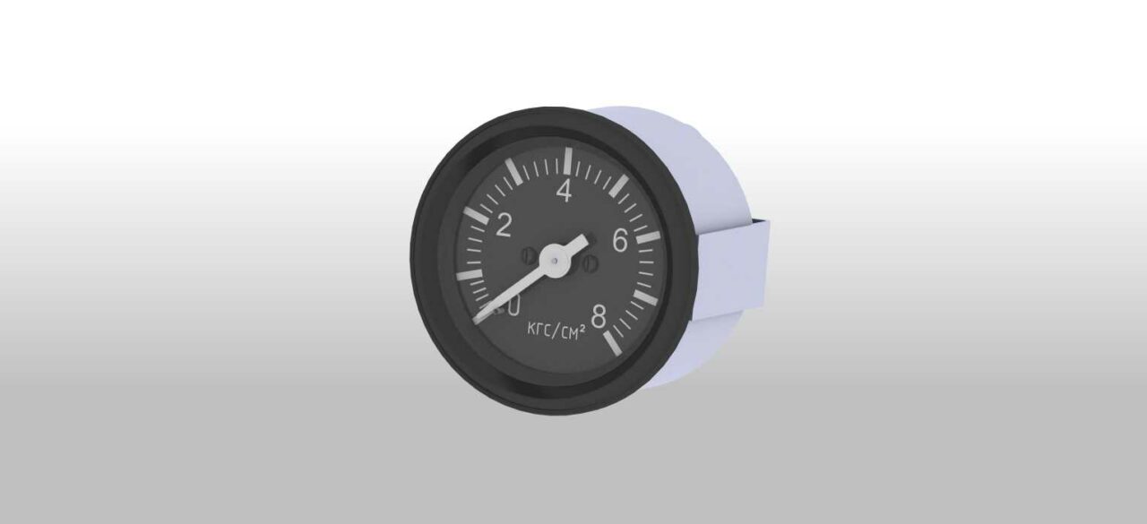 3D модель Манометр 1401.3830