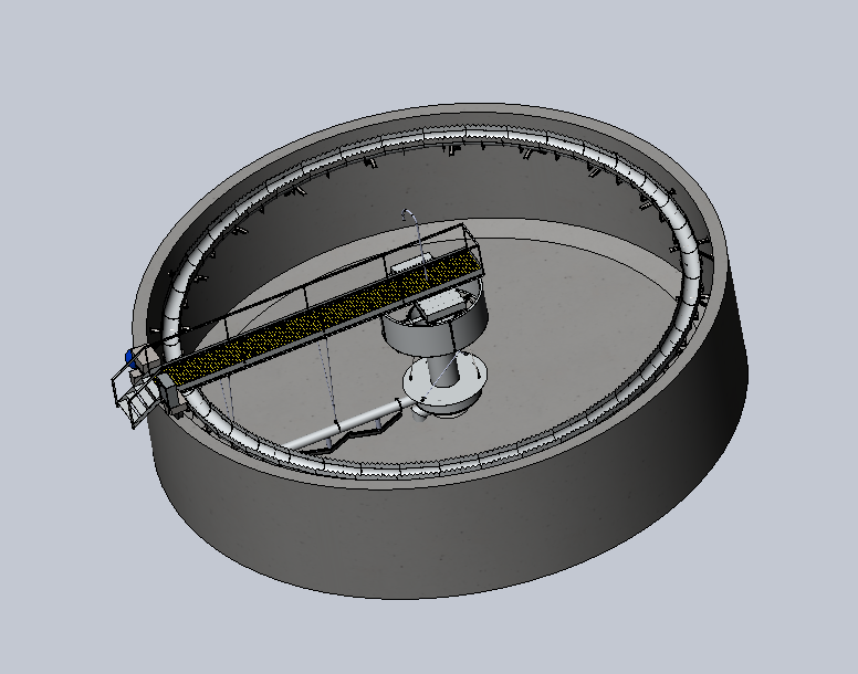 3D модель 16 метровый илосос радиальный