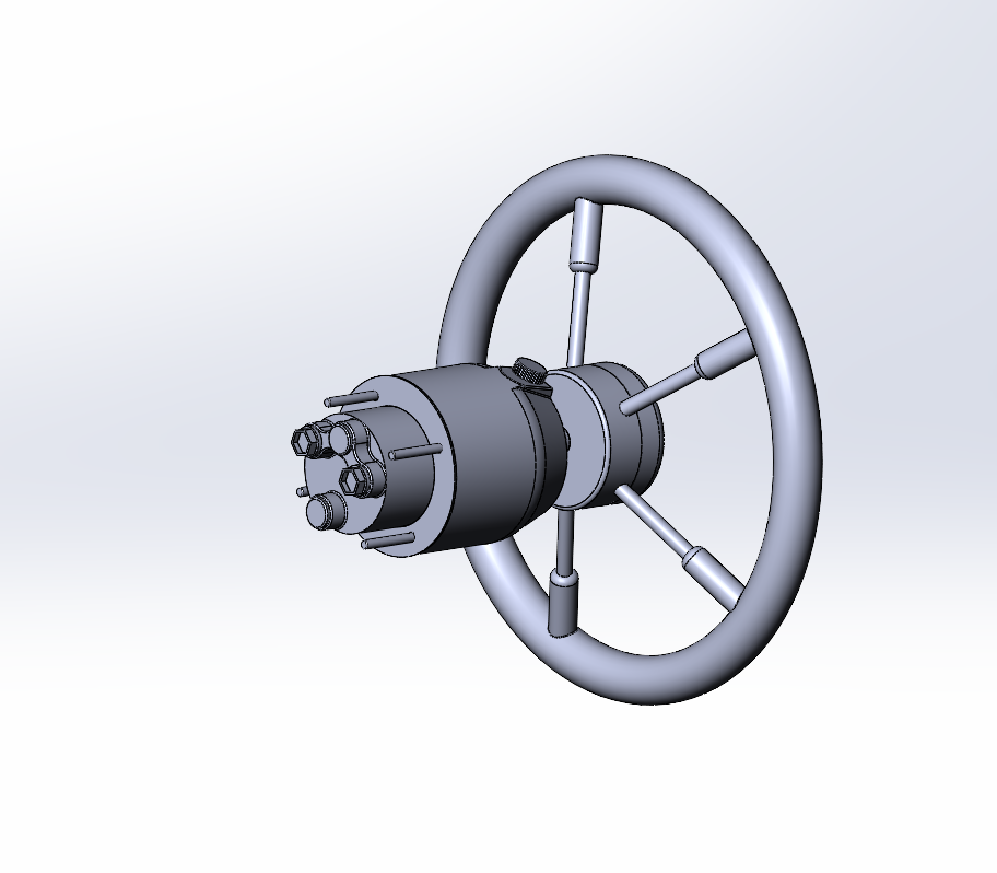 3D модель Насос рулевой Ultraflex