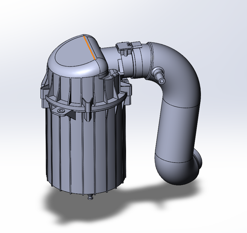 3D модель Газель NEXT Фильтр воздушный дв.Cummins 2.8 в сборе (С41R92.1109010)