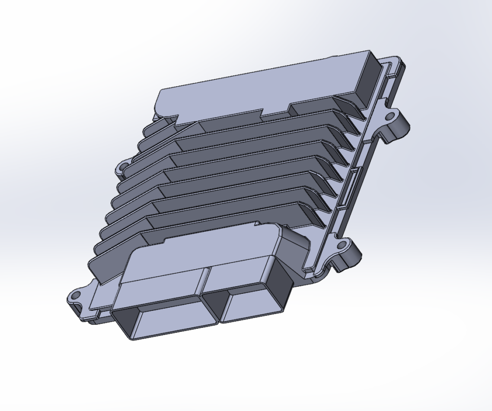 3D модель Блок управления двс, cummins isf 2.8