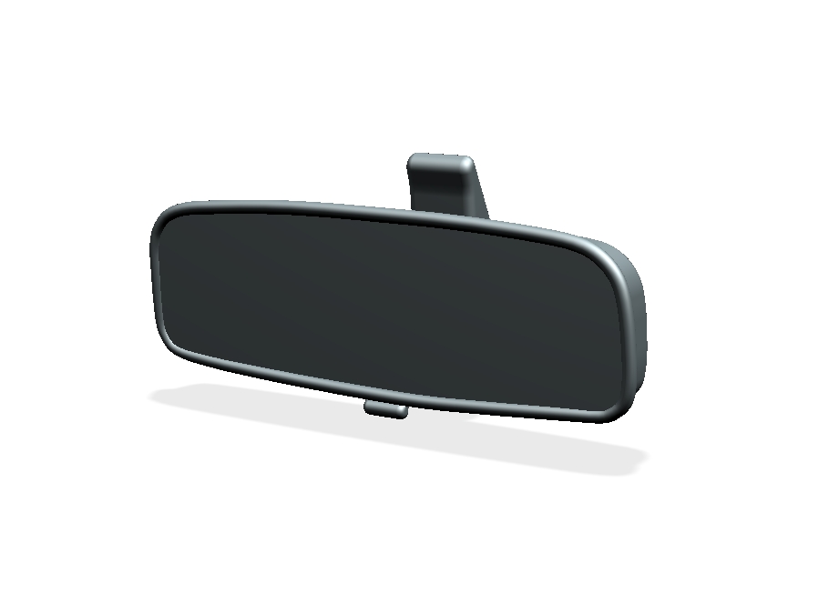 3D модель Зеркало заднего внутреннее (салонное) Lada Granta 2190 8450101511