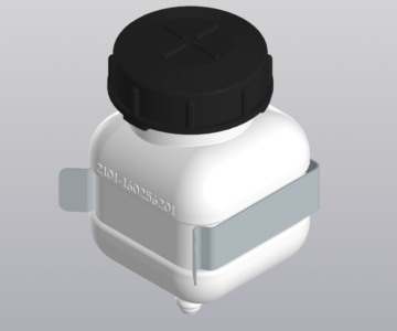 3D модель Бачок ГЦС ВАЗ-2101-2107 с крышкой