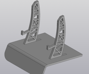 3D модель Подставка телефона 169х150х155,5 мм.