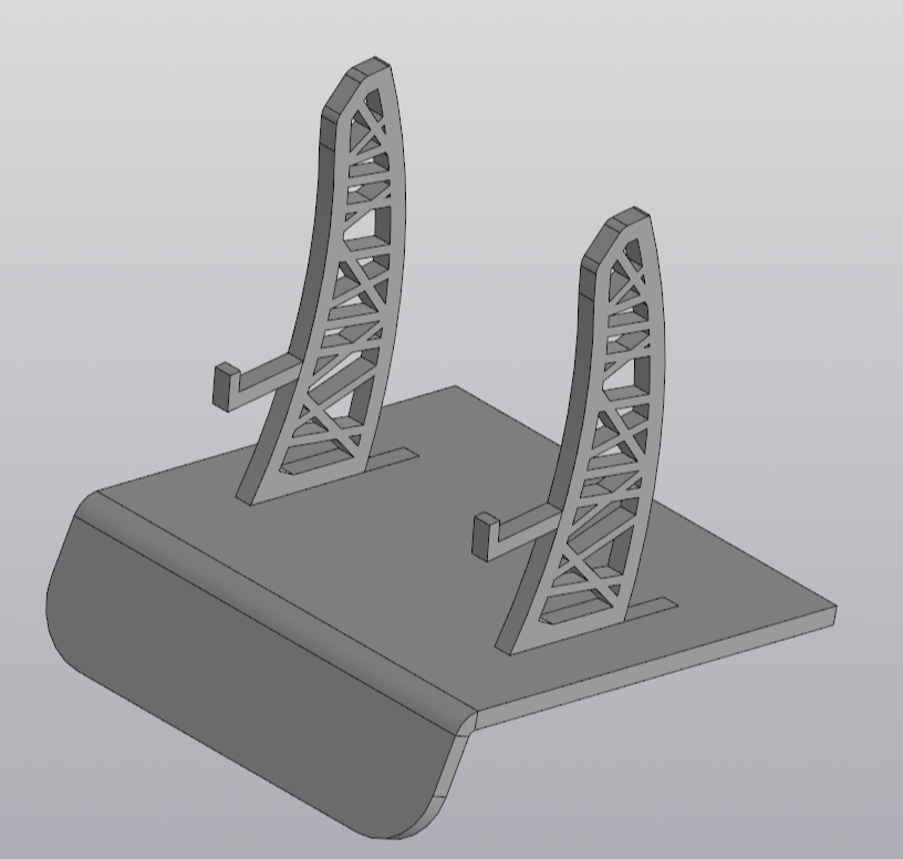 3D модель Подставка телефона 169х150х155,5 мм.