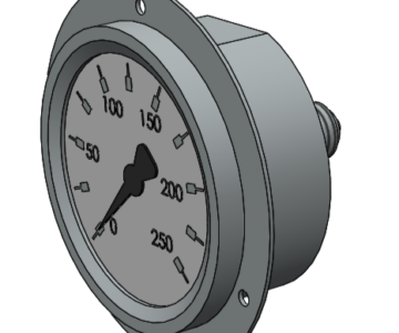 3D модель Манометр M63-025/10PF