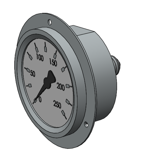 3D модель Манометр M63-025/10PF